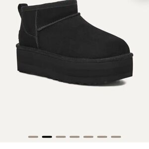UGG Black Ankle Booties